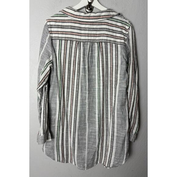 Soft Surroundings Womens Size Large Brookhaven Aruba Embroidered Top Tunic - Picture 2 of 3